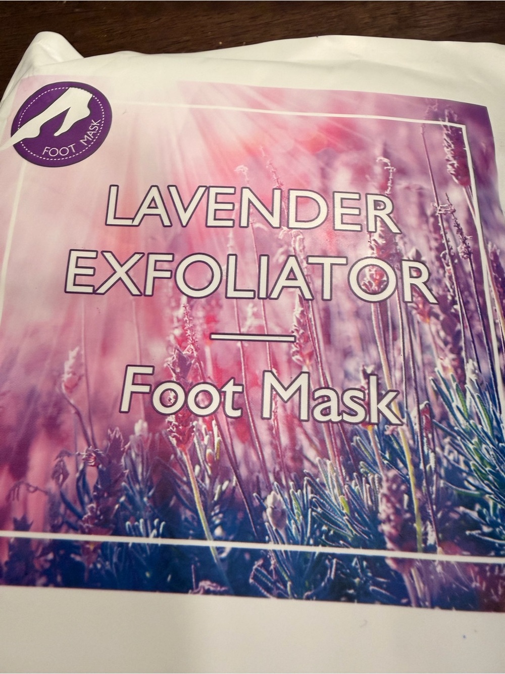 Lavender Exfoliator Foot Mask - Lavender Soothing Treatment